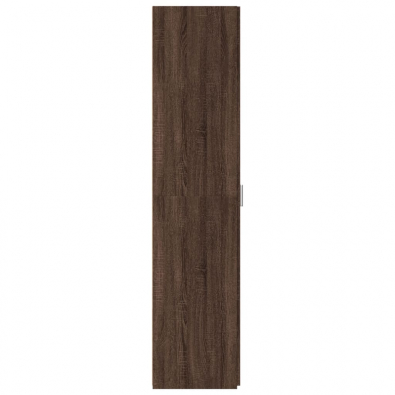 Highboard Braun Eichen-Optik 40x42,5x185 cm Holzwerkstoff