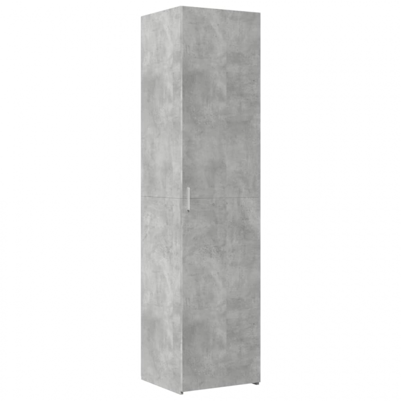 Highboard Betongrau 45x42,5x185 cm Holzwerkstoff