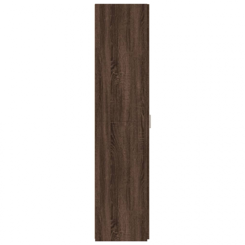 Highboard Braun Eichen-Optik 45x42,5x185 cm Holzwerkstoff