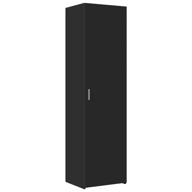 Highboard Schwarz 50x42,5x185 cm Holzwerkstoff