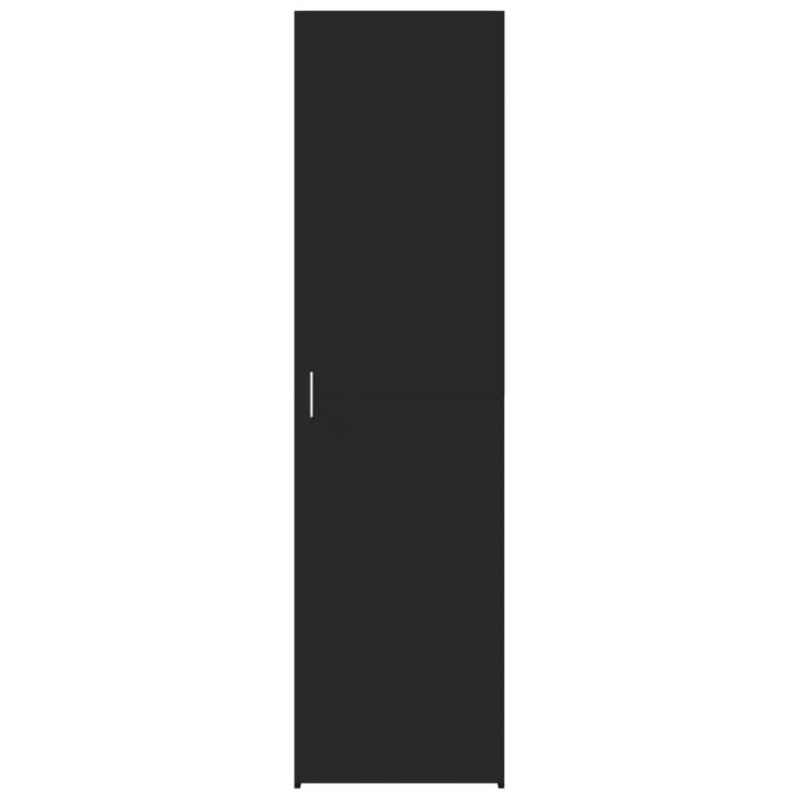 Highboard Schwarz 50x42,5x185 cm Holzwerkstoff