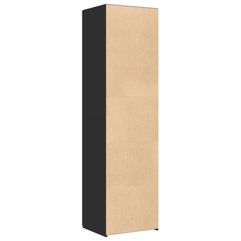 Highboard Schwarz 50x42,5x185 cm Holzwerkstoff