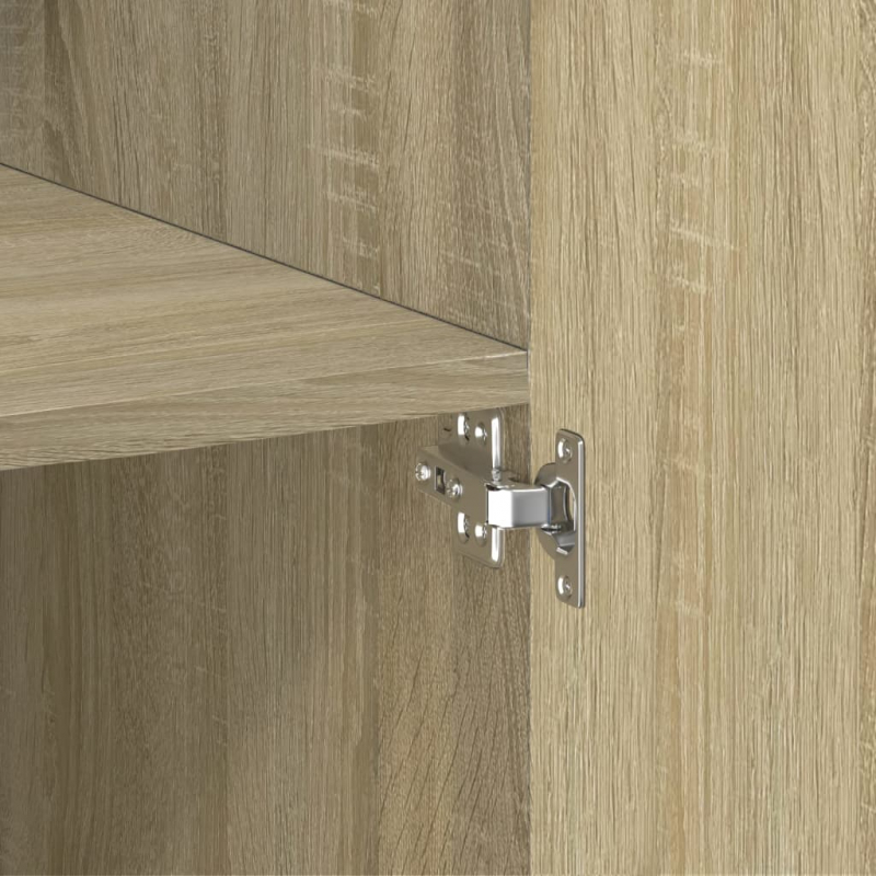 Highboard Sonoma-Eiche 70x42,5x185 cm Holzwerkstoff