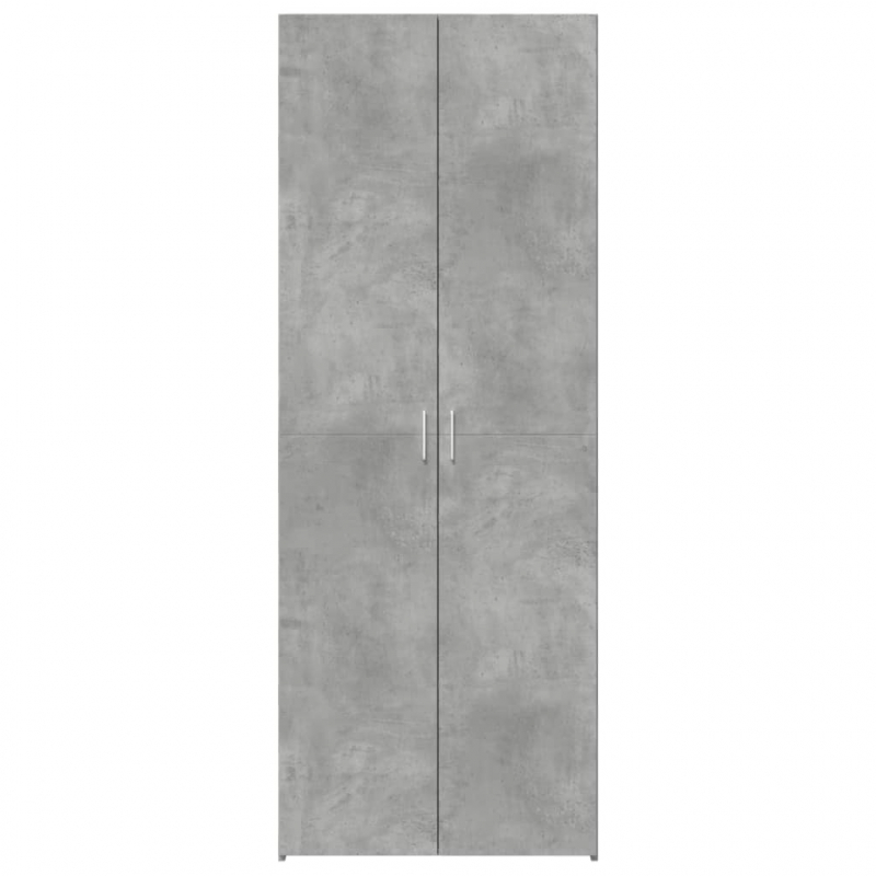 Highboard Betongrau 70x42,5x185 cm Holzwerkstoff