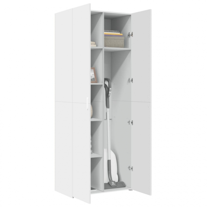 Highboard Weiß 70x42,5x185 cm Holzwerkstoff