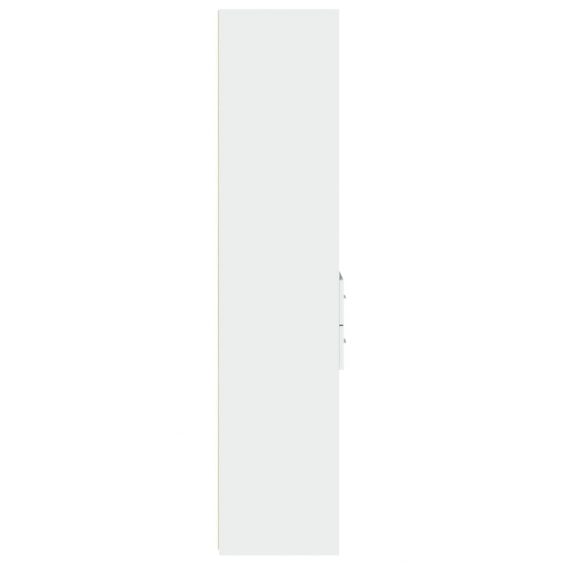 Highboard Weiß 40x42,5x185 cm Holzwerkstoff