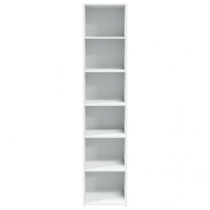 Highboard Weiß 40x41x185 cm Holzwerkstoff