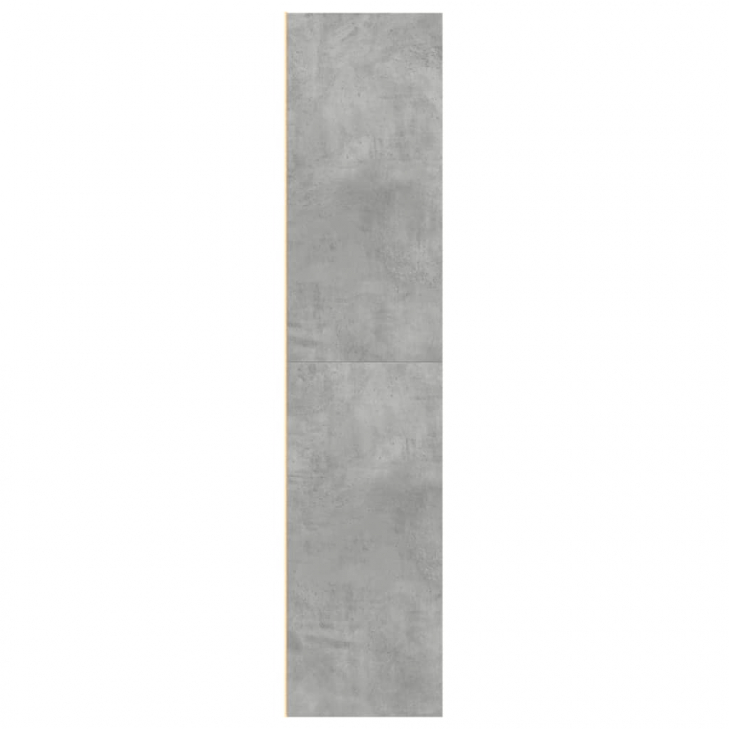 Highboard Betongrau 70x41x185 cm Holzwerkstoff