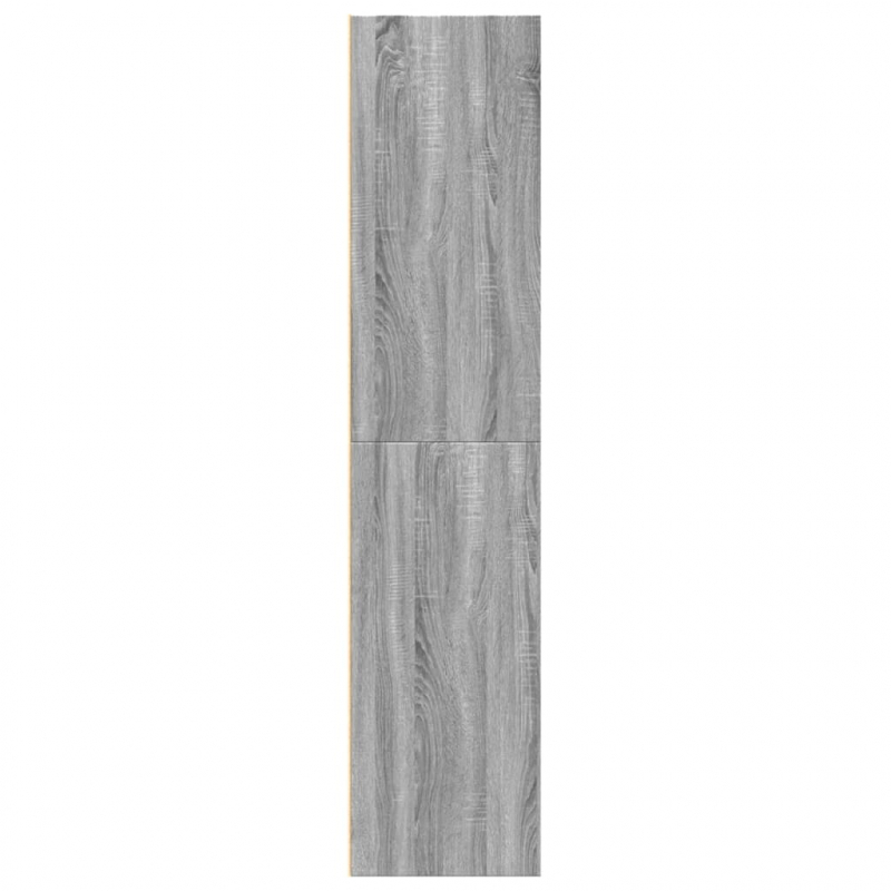 Highboard Grau Sonoma 70x41x185 cm Holzwerkstoff