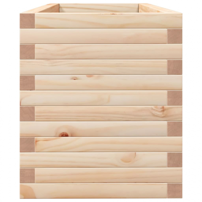 Pflanzkübel 110x40x45,5 cm Massivholz Kiefer
