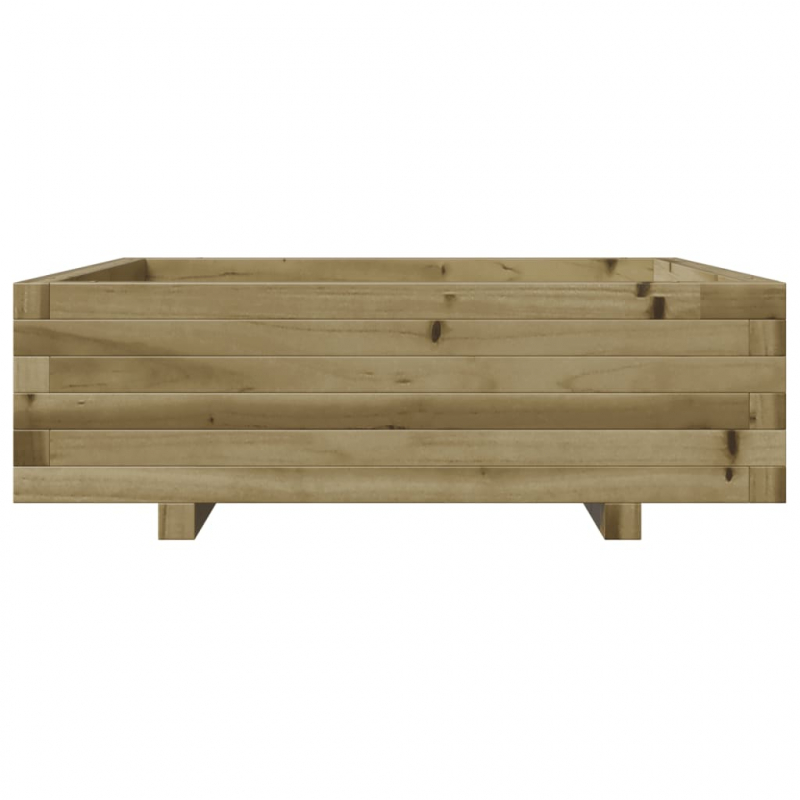 Pflanzkübel 80x80x26,5 cm Kiefernholz Imprägniert