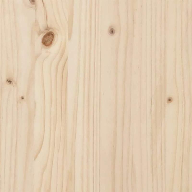 Pflanzkübel 100x100x26,5 cm Massivholz Kiefer
