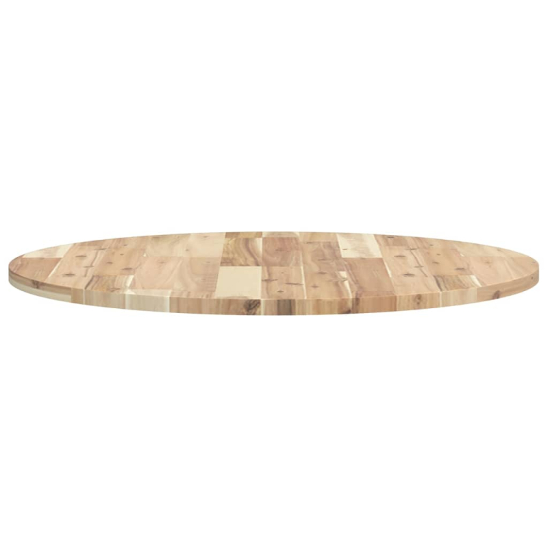 Tischplatte Rund Ø70x2 cm Massivholz Akazie