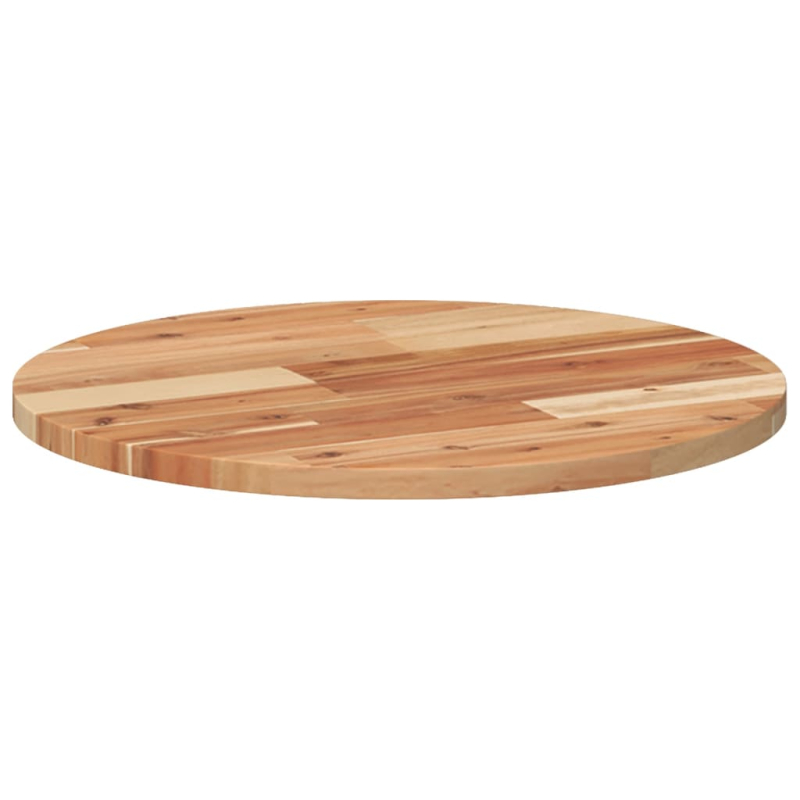 Tischplatte Rund Ø50x2 cm Massivholz Akazie