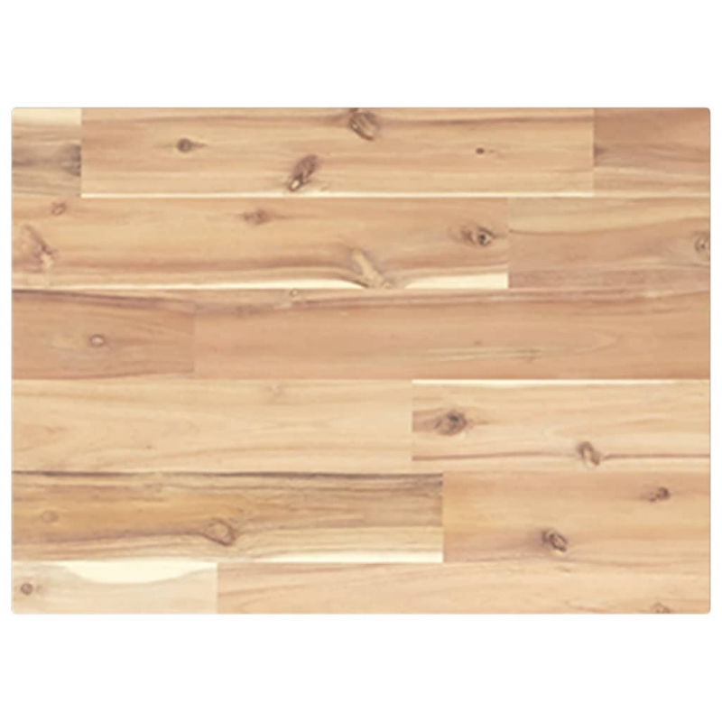 Tischplatte 40x30x2 cm Rechteckig Massivholz Akazie