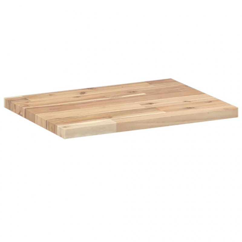 Tischplatte 40x30x2 cm Rechteckig Massivholz Akazie