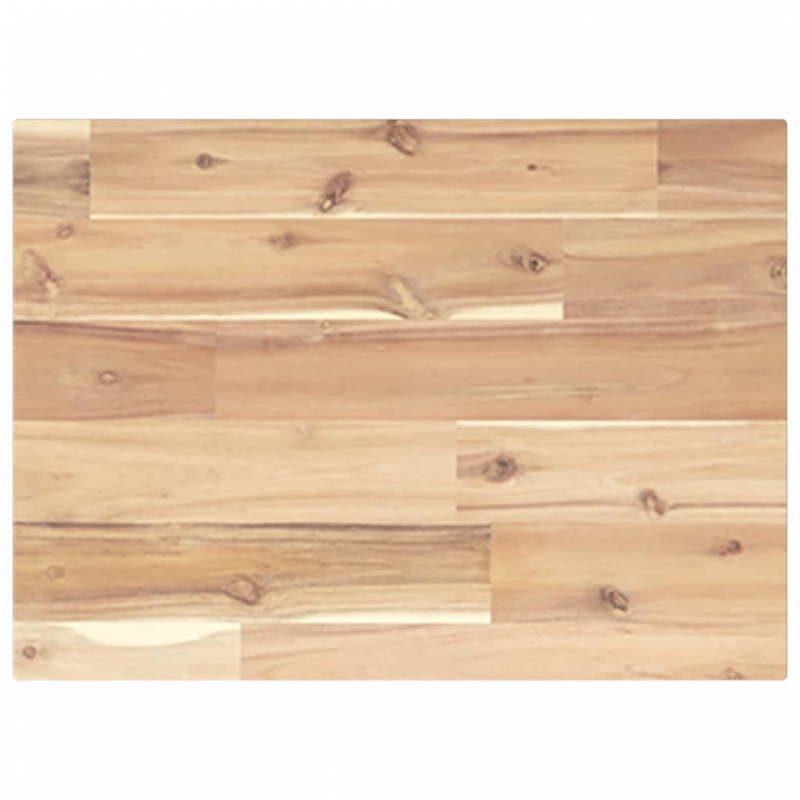 Tischplatte 60x30x2 cm Rechteckig Massivholz Akazie