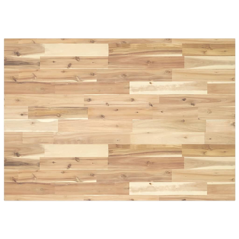 Tischplatte Rechteckig 80x70x2 cm Massivholz Akazie