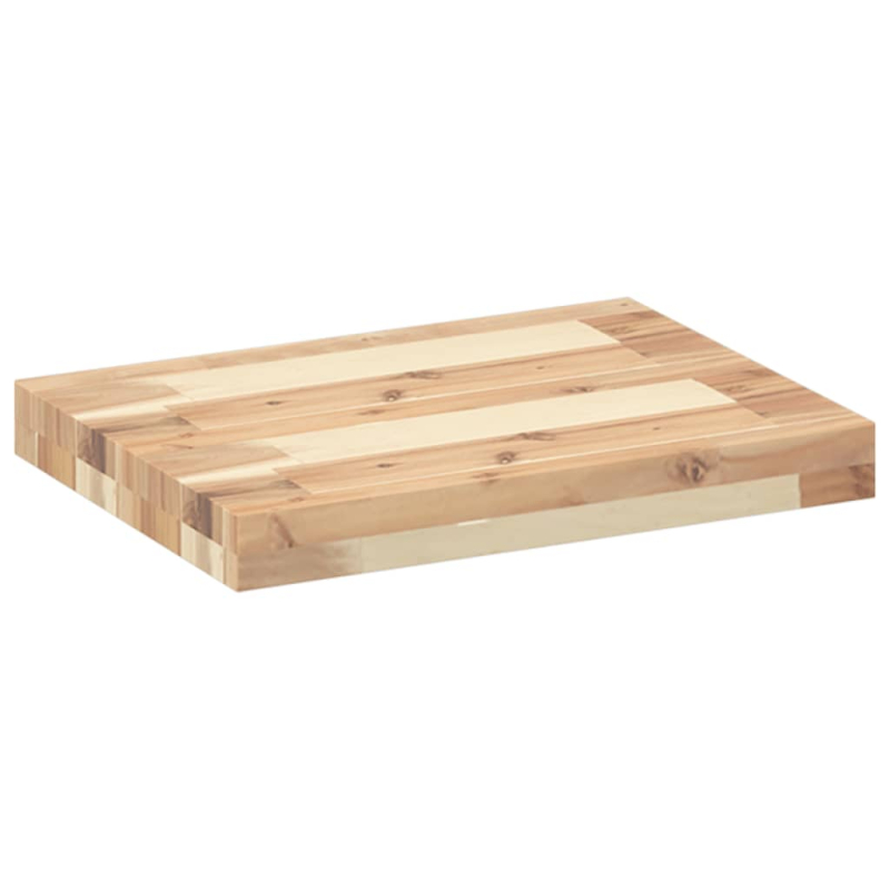 Tischplatte 40x30x4 cm Rechteckig Massivholz Akazie
