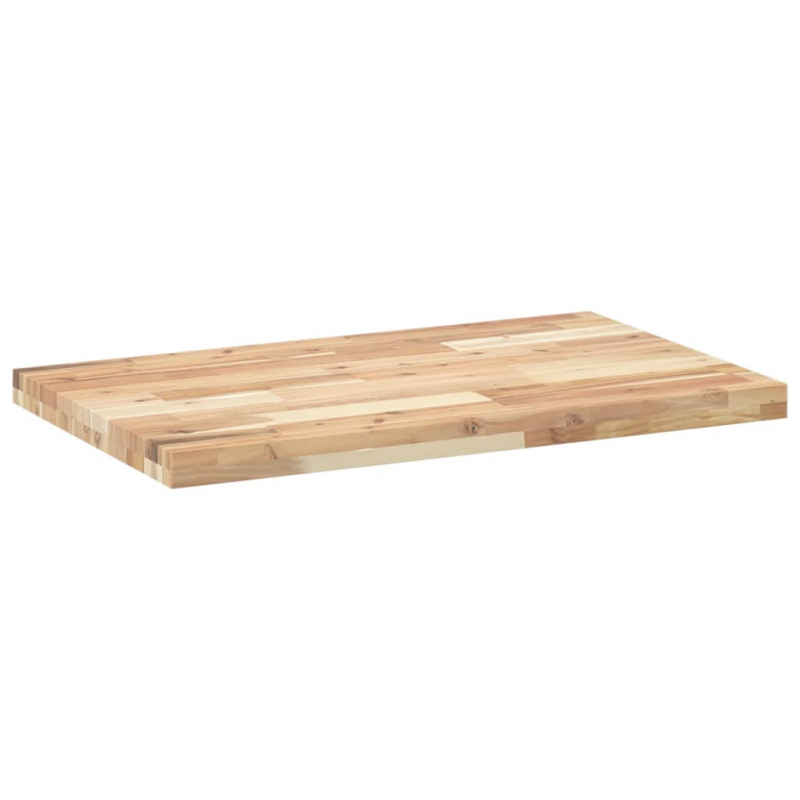 Tischplatte Rechteckig 100x50x4 cm Massivholz Akazie
