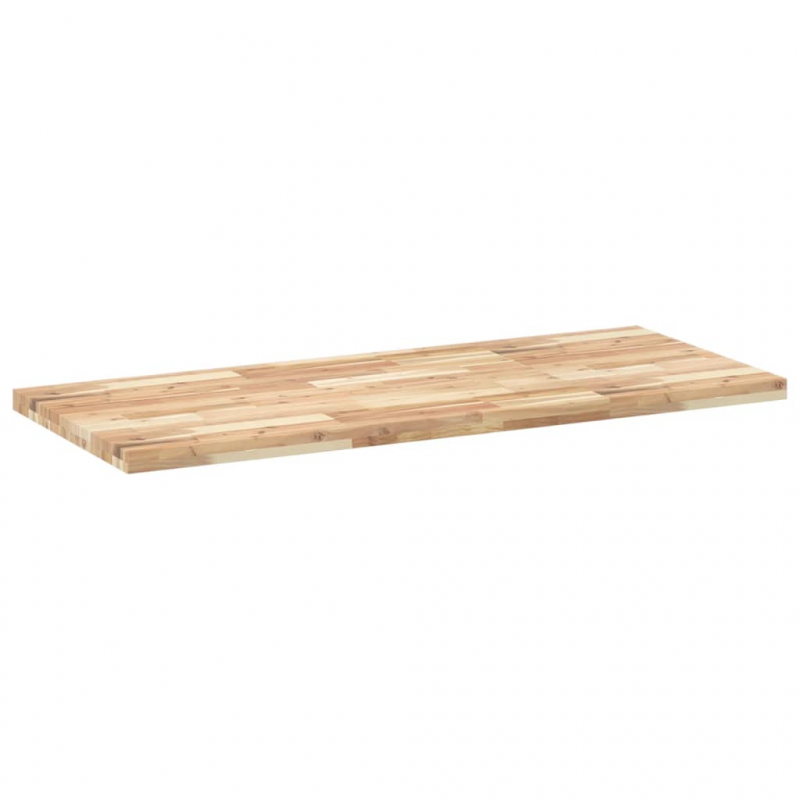 Tischplatte Rechteckig 120x60x4 cm Massivholz Akazie