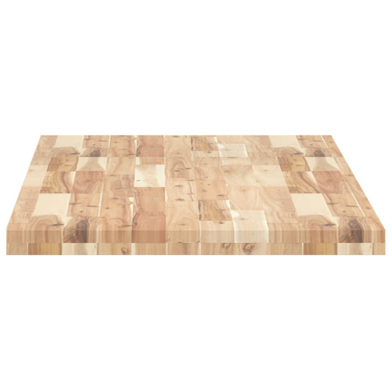 Tischplatte Rechteckig 120x60x4 cm Massivholz Akazie