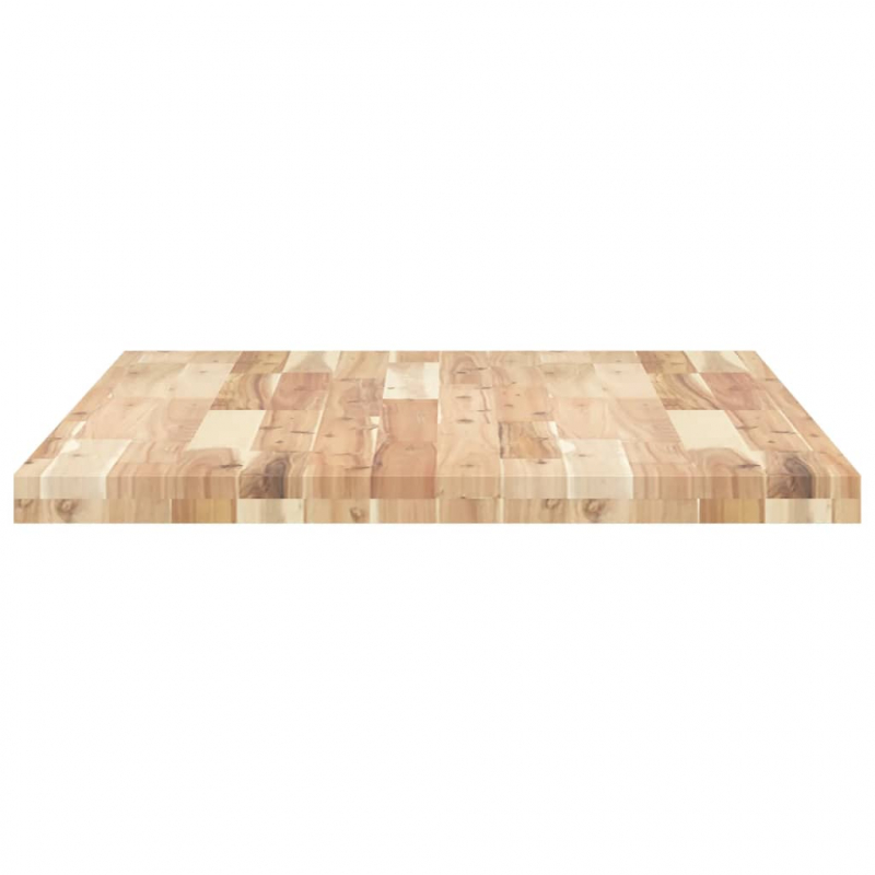 Tischplatte Rechteckig 120x70x4 cm Massivholz Akazie