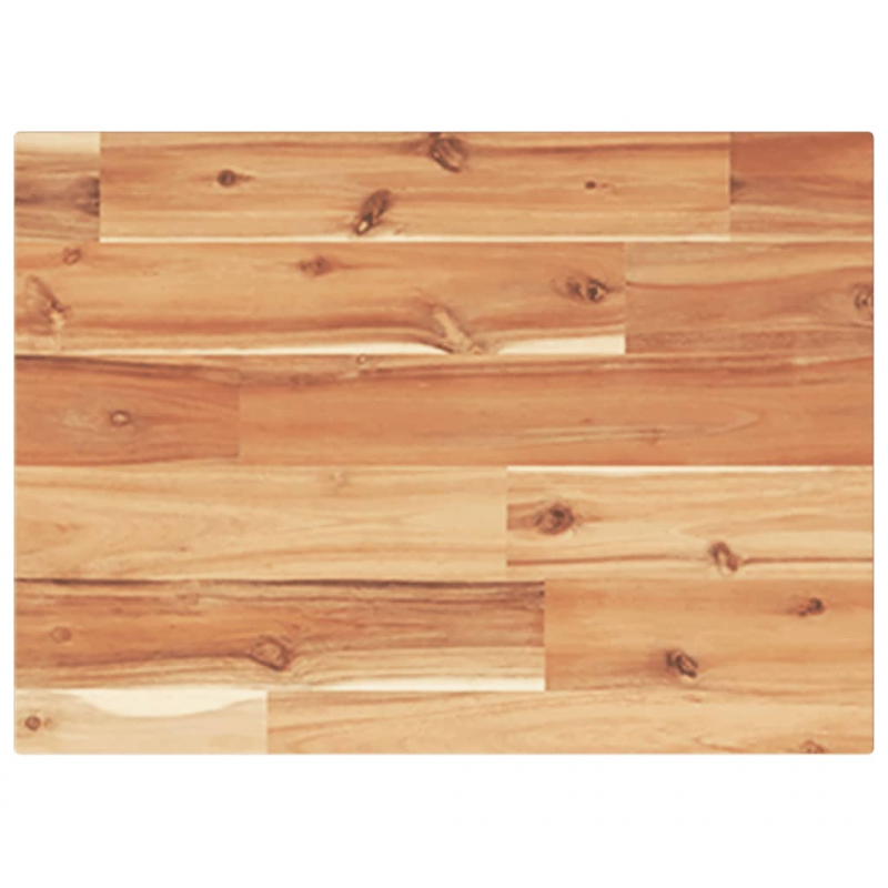 Tischplatte Rechteckig 60x30x2 cm Massivholz Akazie