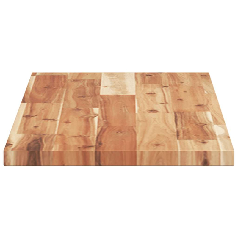 Tischplatte Rechteckig 80x30x2 cm Massivholz Akazie