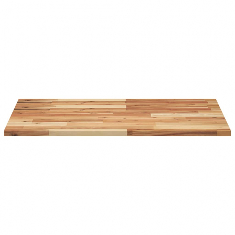 Tischplatte Rechteckig 80x60x2 cm Massivholz Akazie