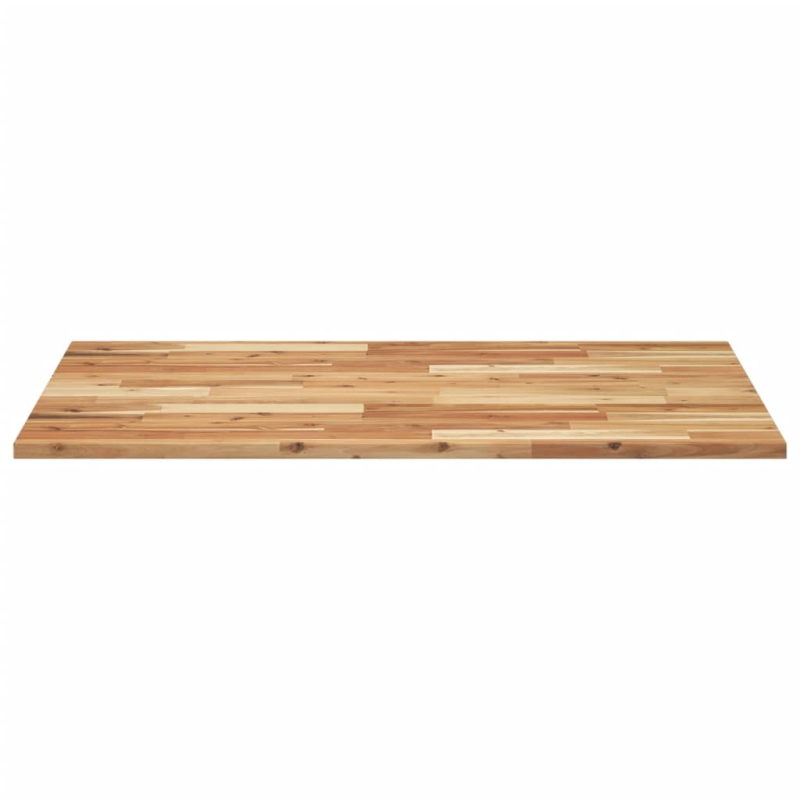 Tischplatte Rechteckig 80x70x2 cm Massivholz Akazie