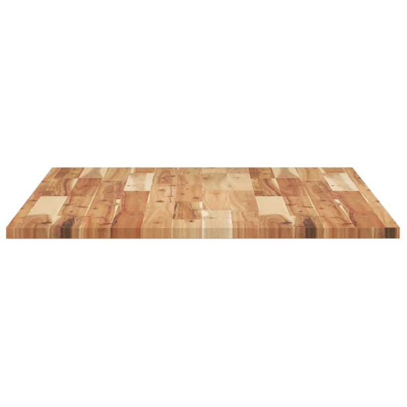 Tischplatte Rechteckig 80x70x2 cm Massivholz Akazie