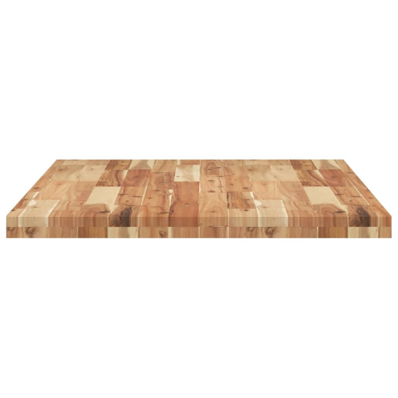 Tischplatte Rechteckig 80x70x4 cm Massivholz Akazie