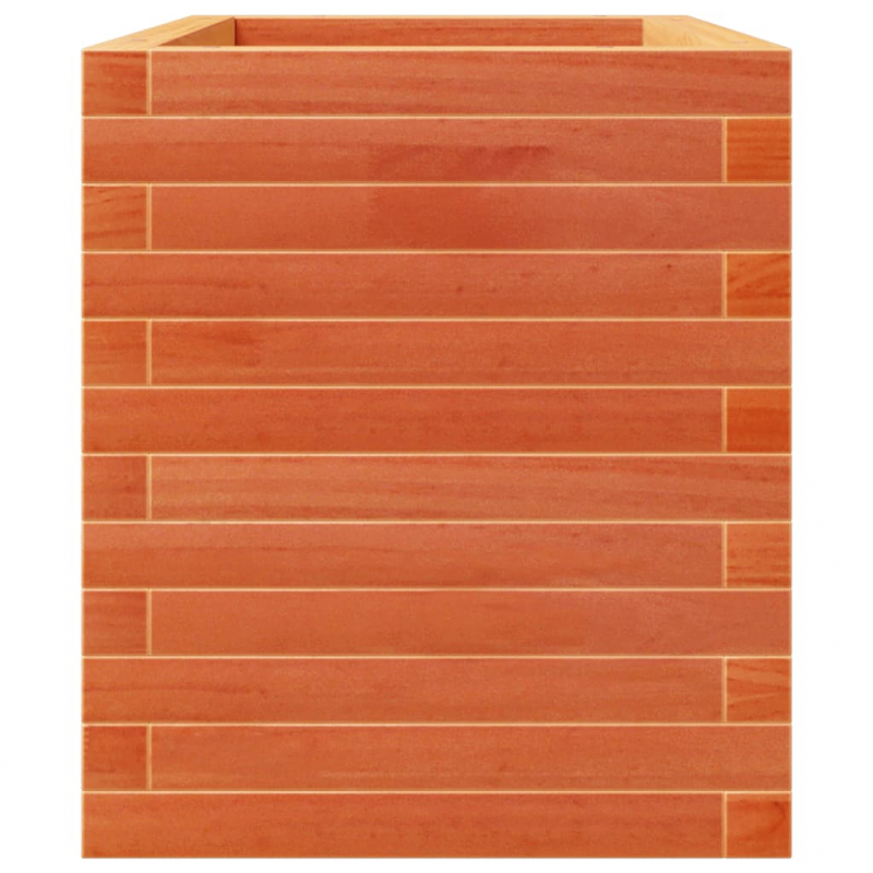 Pflanzkübel Wachsbraun 70x40x49,5 cm Massivholz Kiefer