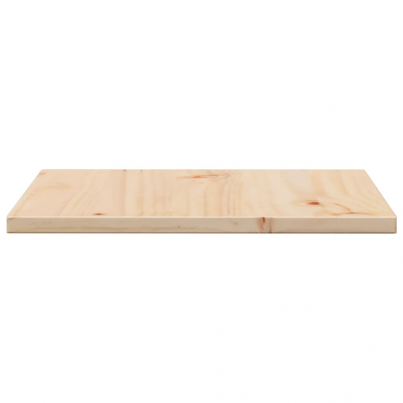 Tischplatte 50x50x1,7 cm Quadratisch Massivholz Kiefer