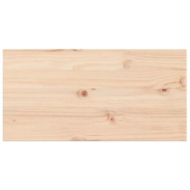 Tischplatten 2 Stk. 80x40x1,7 cm Rechteckig Massivholz Kiefer