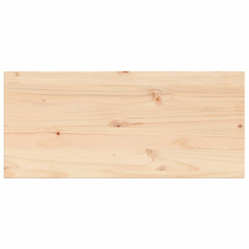 Tischplatte 90x40x1,7 cm Rechteckig Massivholz Kiefer