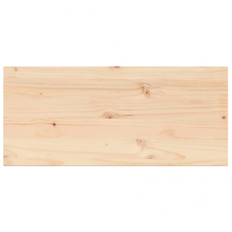 Tischplatte 100x50x1,7 cm Rechteckig Massivholz Kiefer