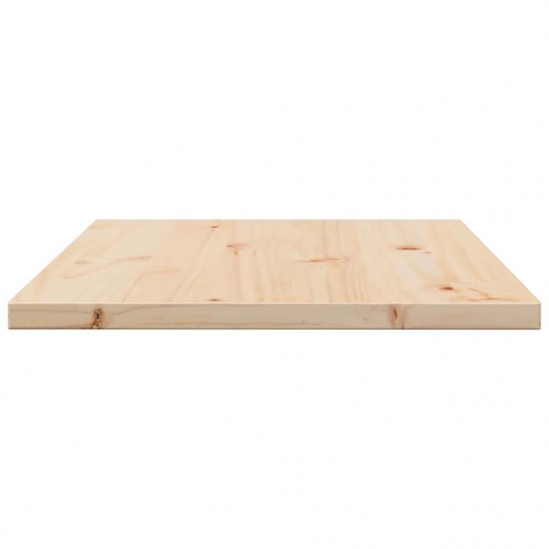 Tischplatte 80x50x2,5 cm Rechteckig Massivholz Kiefer