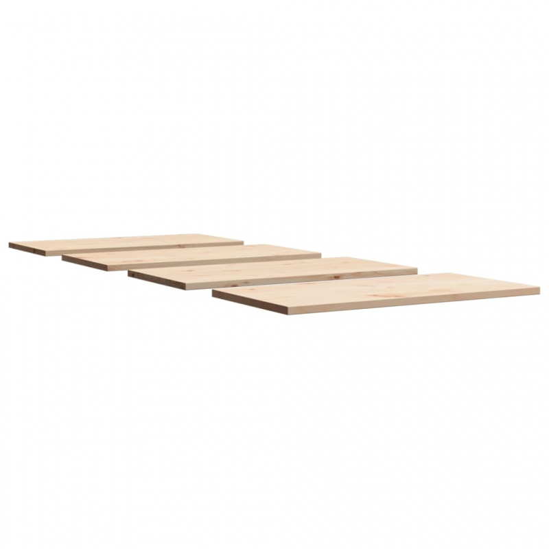 Tischplatten 4 Stk. 100x50x2,5 cm Rechteckig Massivholz Kiefer