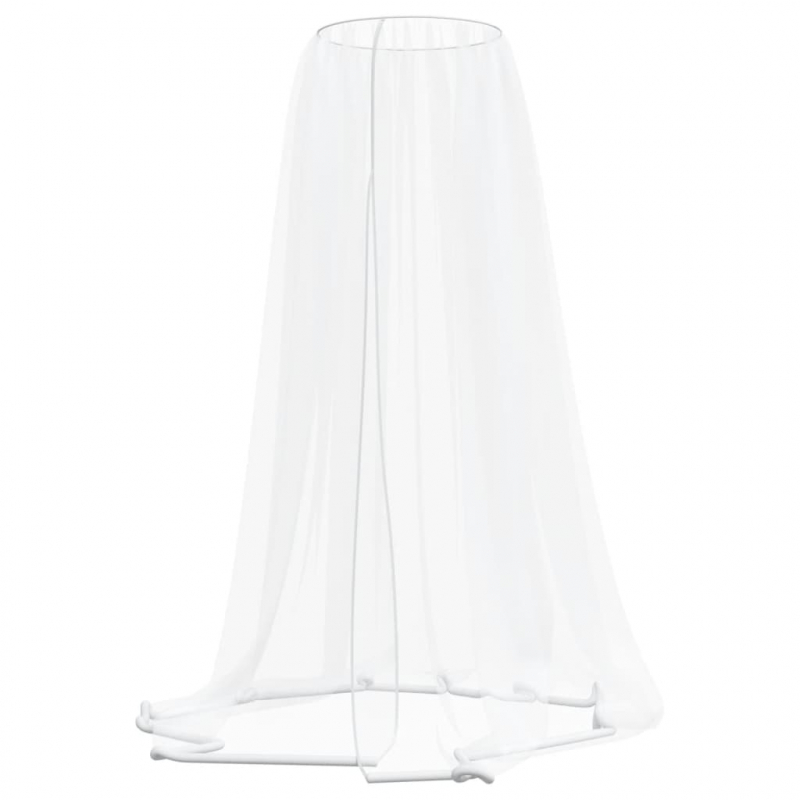 Moskitonetz für Sonnenschirm 220 Mesh Weiß ?300x230 cm