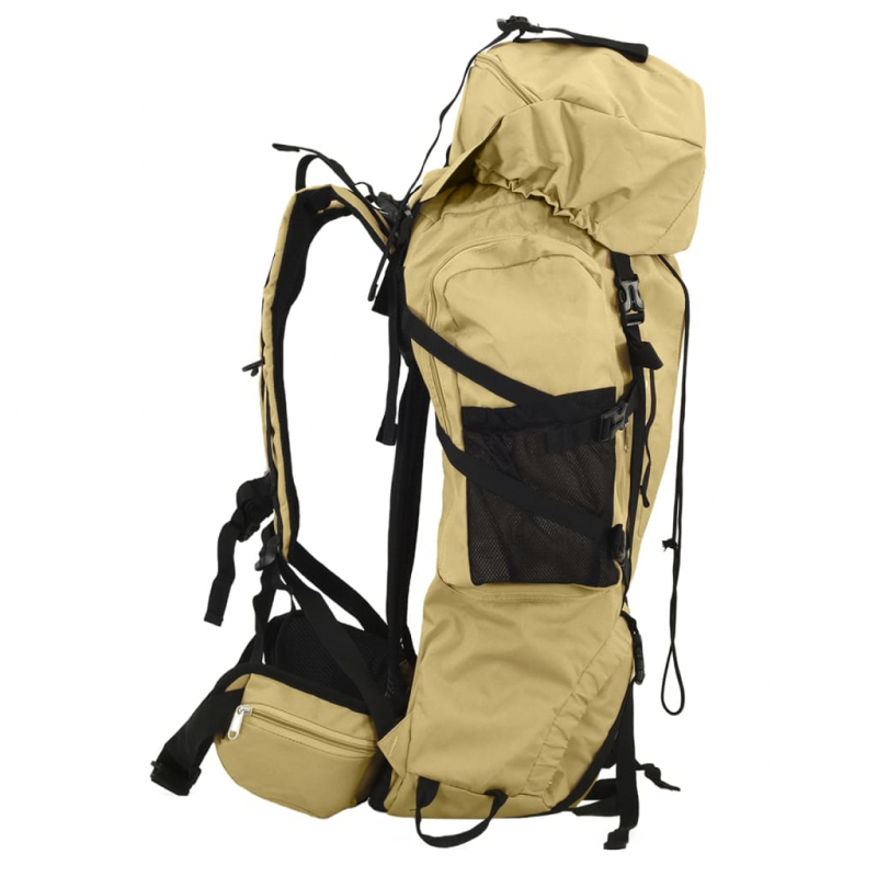 Wanderrucksack Khaki 60 L Oxford-Gewebe