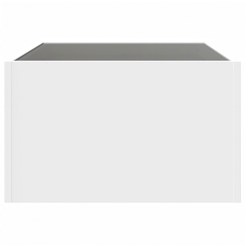Couchtisch mit Infinity-LED Weiß 70x50x30 cm