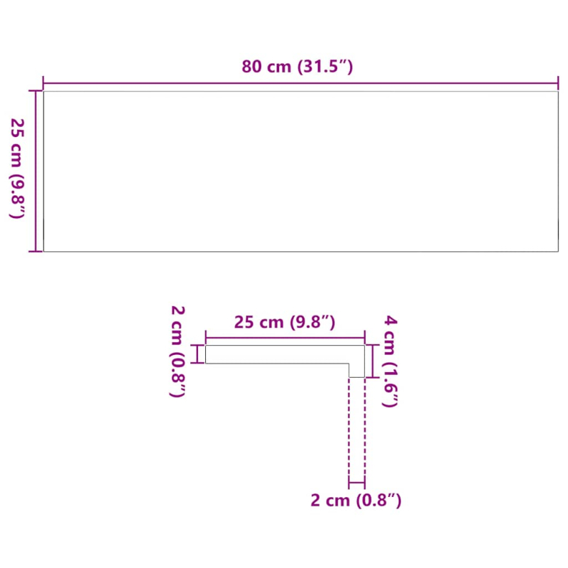 Treppenstufen 12 Stk. Hellbraun 80x25x2 cm Massivholz Eiche