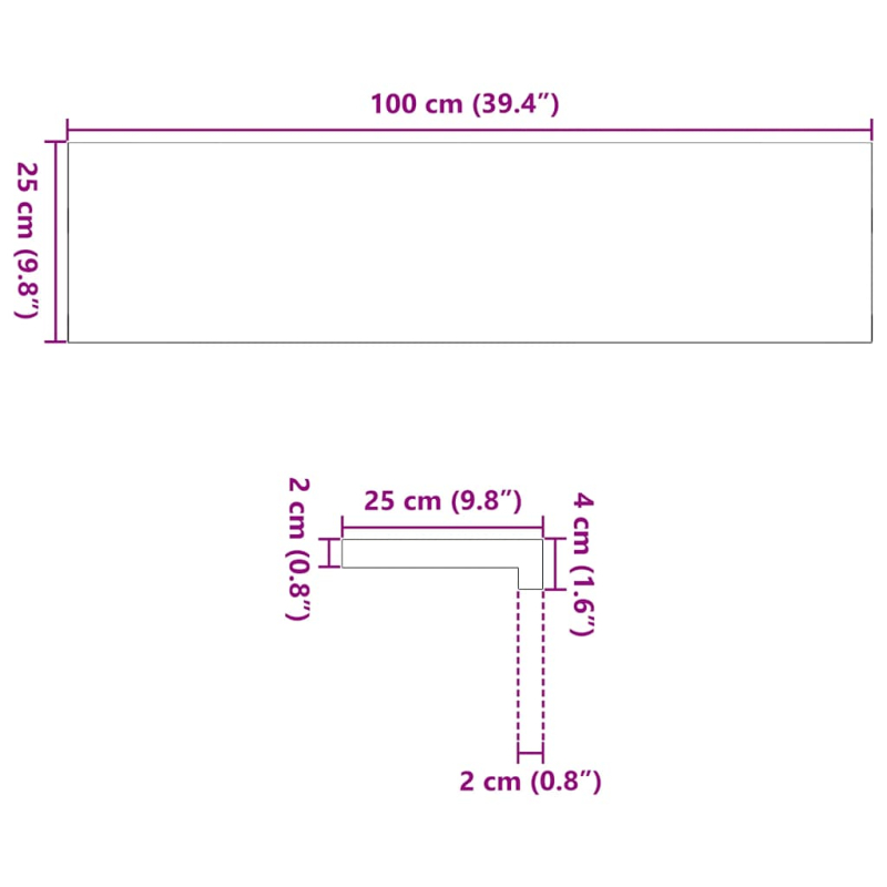 Treppenstufen 16 Stk. Hellbraun 100x25x2 cm Massivholz Eiche