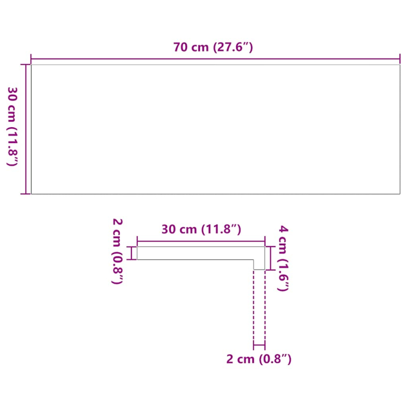 Treppenstufen 20 Stk. Hellbraun 70x30x2 cm Massivholz Eiche