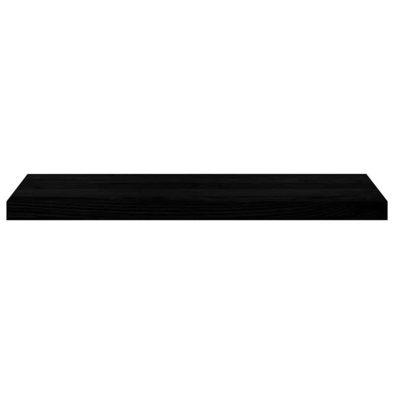 Treppenstufen 4 Stk. Dunkelbraun 80x25x2 cm Massivholz Eiche
