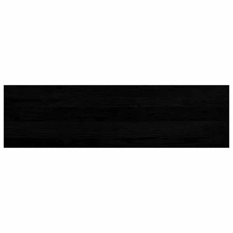 Treppenstufen 4 Stk. Dunkelbraun 90x25x2 cm Massivholz Eiche