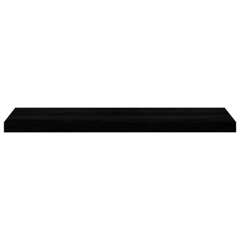 Treppenstufen 4 Stk. Dunkelbraun 90x25x2 cm Massivholz Eiche
