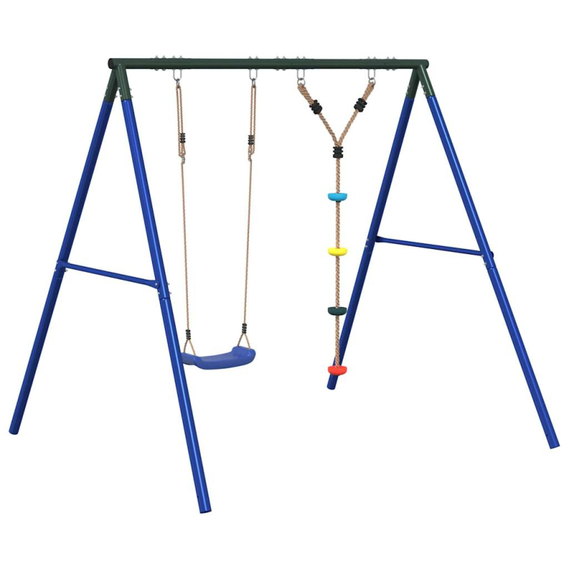 Schaukel-Set mit Schaukelsitz und Kletterschaukel